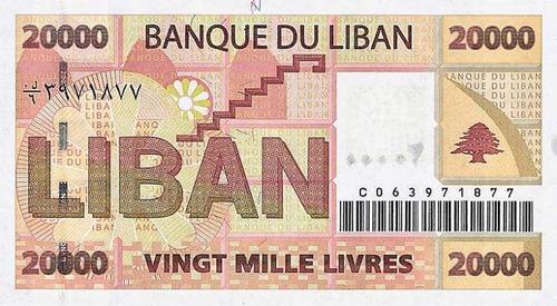 Libanesisches Pfund20,000 Lebanese pounds]